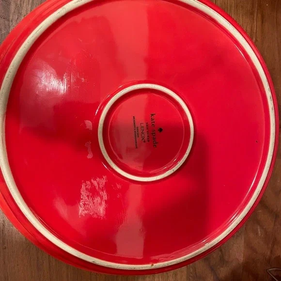 Kate Spade "Sweet Nothings" Pie Dish New York Lenox - Picture 2 of 2